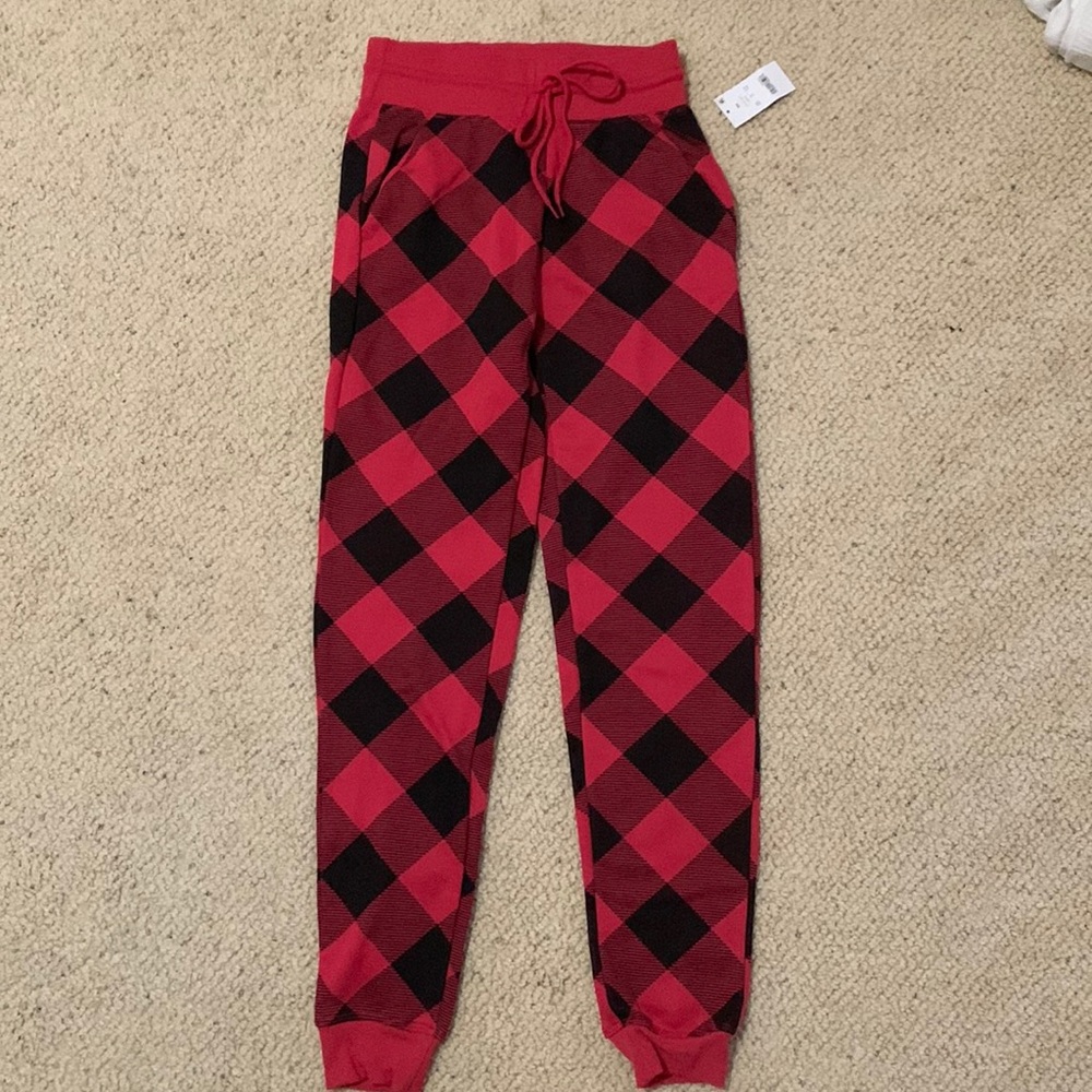 Zoe+Liv Plaid Joggers